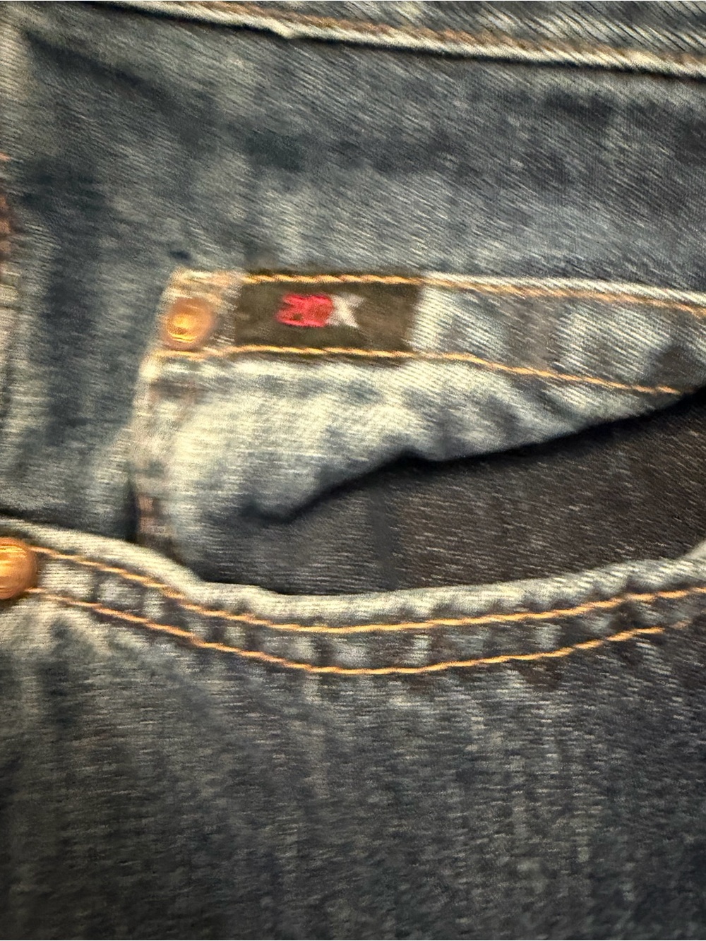 🆕💜 Wrangler 20X Competition 01 Straight Fit Jeans Men’s 38x34 NWT Western Rodeo - Picture 9 of 13